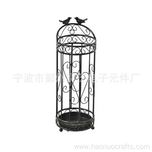 Bird cage umbrella storage rack